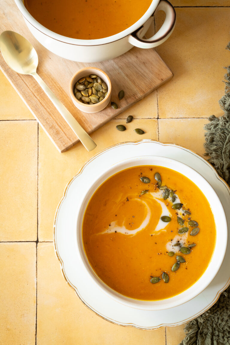 Kürbis-Kokos Suppe